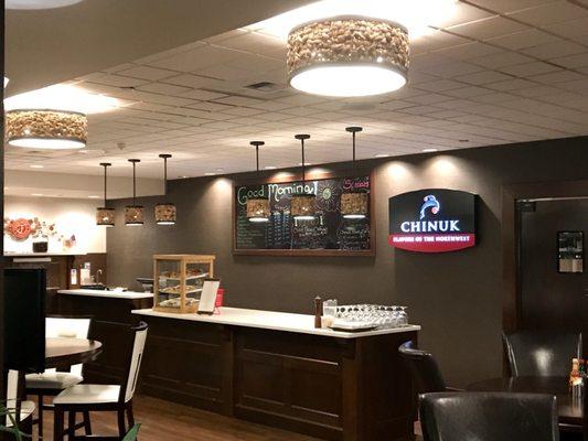 Chinuk inside the Four Points Sheraton Hotel