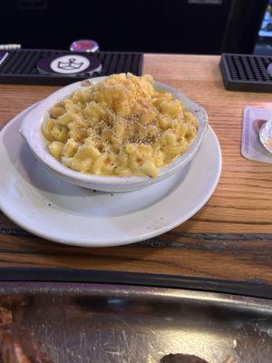 Side of Mac & Cheese. Big enough for a meal!