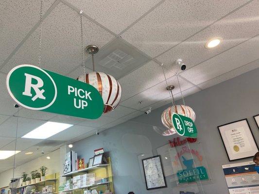 The pharmacy counter