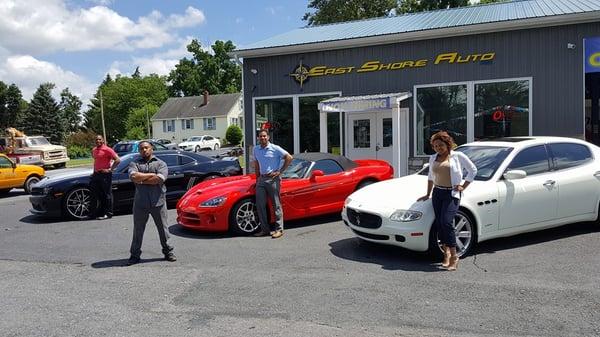 The sales team of East Shore Auto Inc.