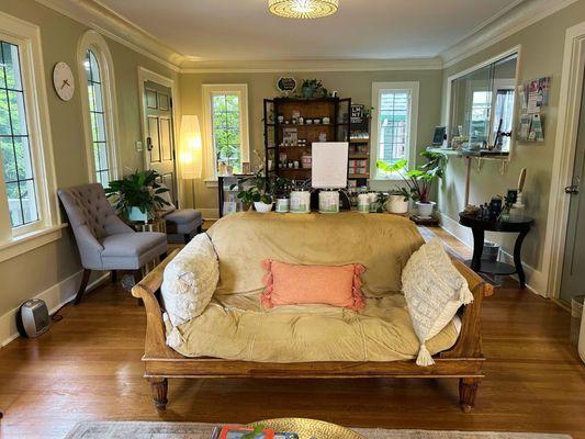 Comfortable waiting area.