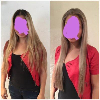 My before and after photo Hair by: Paul Vega I'm very happy with my hair and glad I met Paul Vega.