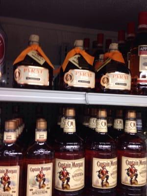 The sell Pyrat Rum, which I can't even find in Morristown