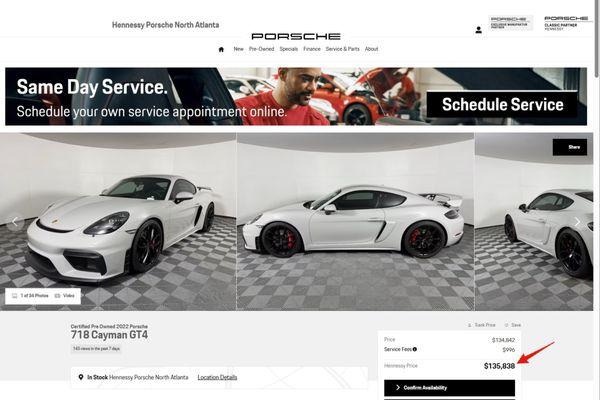 Hennessy Porsche North Atlanta