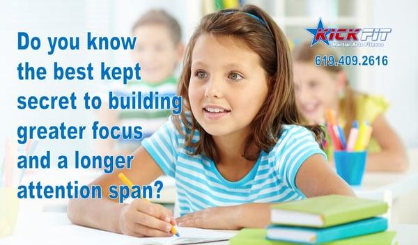 Do you know the best kept secret to building greater focus and a longer attention span?