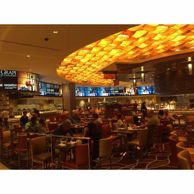 Studio B buffet set up.