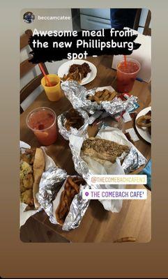 Grab a meal for your family at The Comeback Cafe