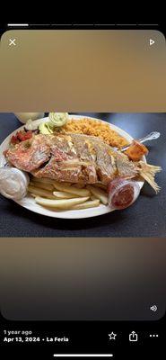 Red Snapper plate