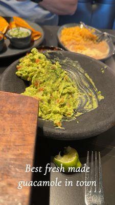 Fresh made guacamole