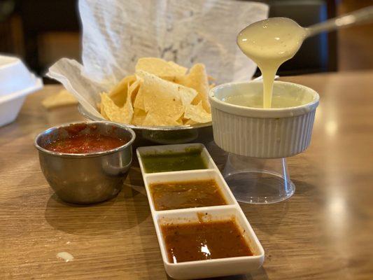 Enjoyed their special hot sauces.