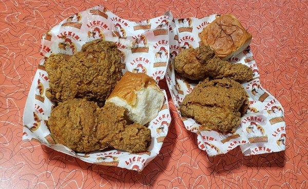 2 piece leg & thigh + roll