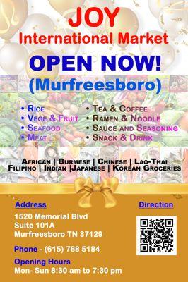 Joy International Market