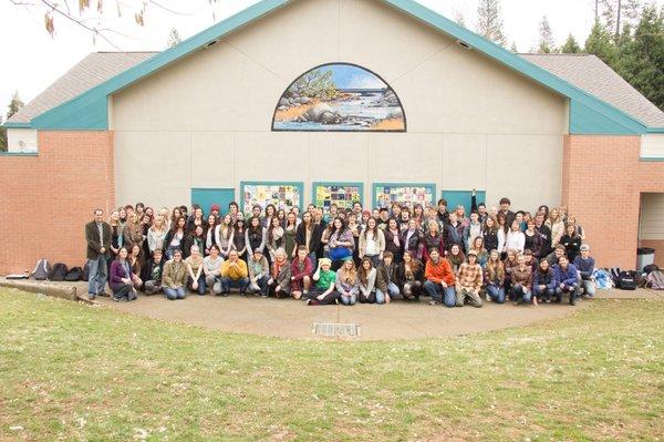 Forest Charter School grounds and faculty