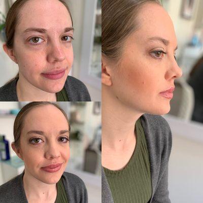 Bridal makeup trial run