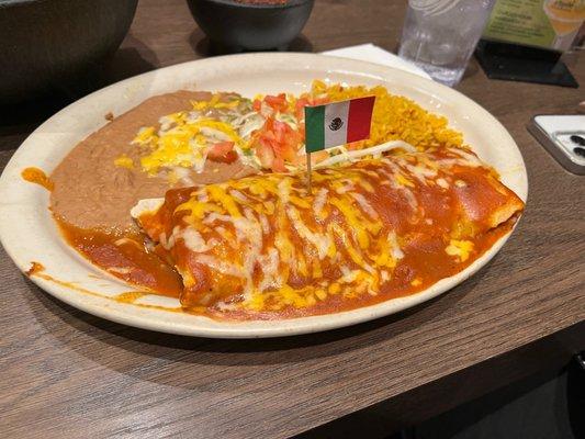 Beef burrito Grande Burrito