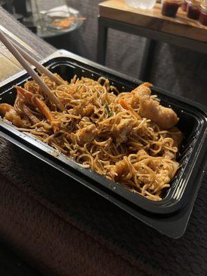 Singapore noodles (supposedly)