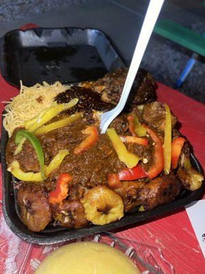 Waakye (Rice and peas). Best plate I ever had 10/10.