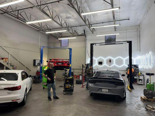 We work on high end vehicles as well!