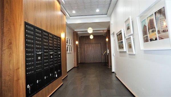 Entrance to the Building