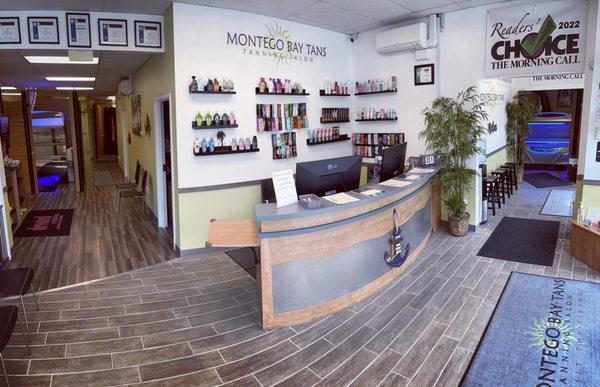 Our newly renovated lobby! :)