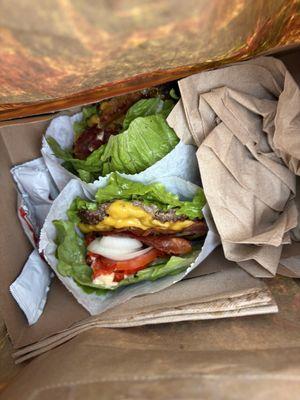 SmokeShack. Lettuce wraps. These were good