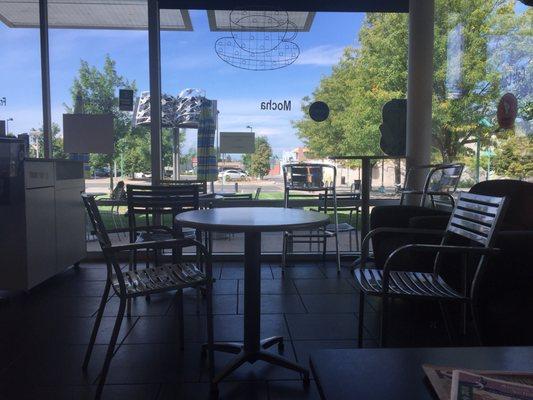 View from comfy chair.