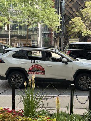 Scam taxi driver City Service Taxi