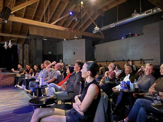 Audience loving the Pause for Laughter! #susiesitcom #pauseforlaughter #goodtimes #funny