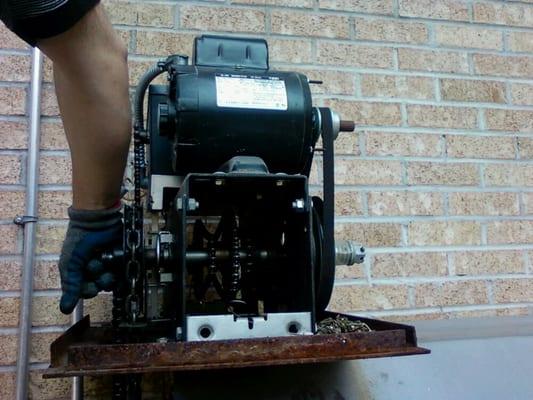 Gate Motor opener.