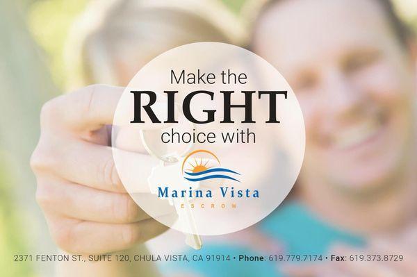 Marina Vista Escrow