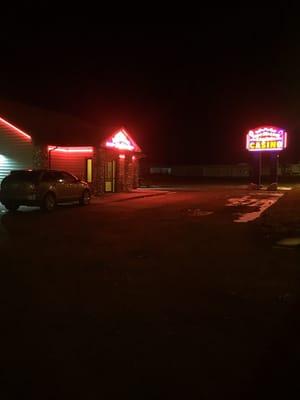 Front parking lot/entry