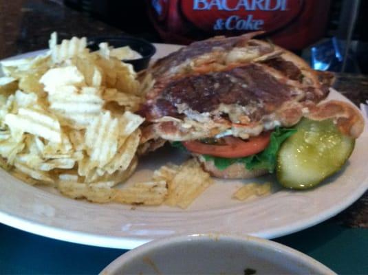 Soft crab sandwich Yum!