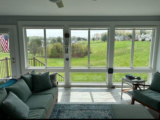 Interview window cleaning