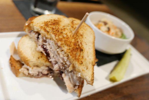 A lunch special- Brie and turkey sandwich