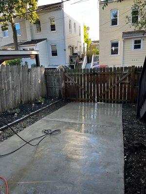 Pressure washing