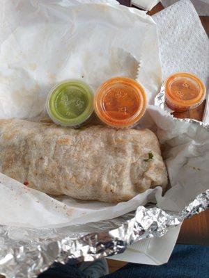 Steak burrito