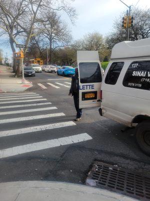 This is were he picked my client up far from his home with a walker