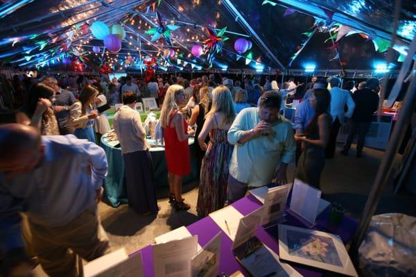 Decorative-Tent-Lighting with Biscayne Nature Center @ Historic Virginia Key Beach, FL lumamerica.com