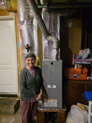 Professional installation, happy customer, great price!