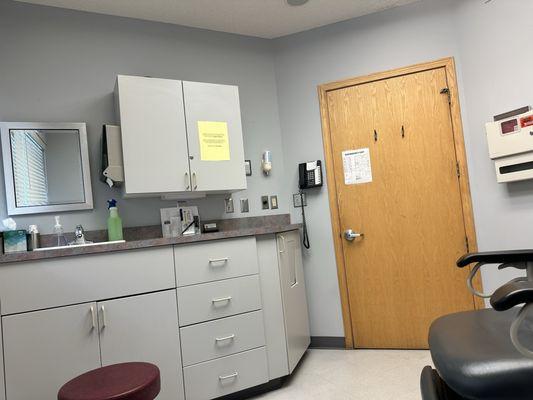 Exam and treatment room