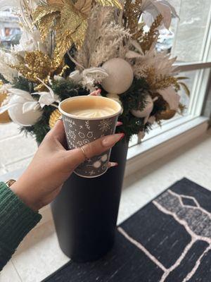 Maple and Rosemary latte