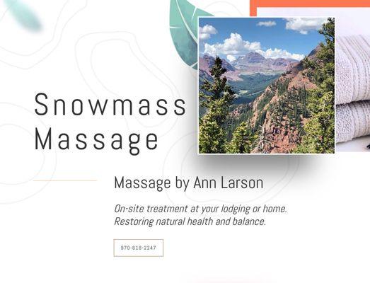 Massage by Ann Larson