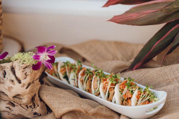 Marinated Bean Curd Bao (Photo by Jen Rocha Photography)