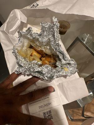 This is how they sent my food