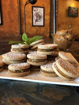 Classic Alfajores - Destino's Alfajores are cookies with are own dulce de leche butter cookies (6 per order).
