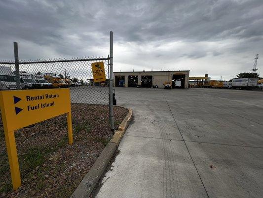 Facility main entrance