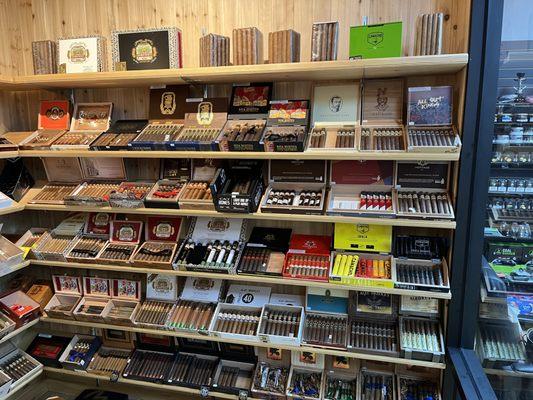 Our walk in Humidor- Cigar room.