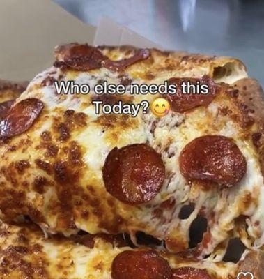 Yummmy! Deep Dish Pizza!