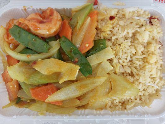 Curry Shrimp Lunch Special