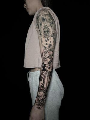 My left arm completed by Chris!! Amazing talent!